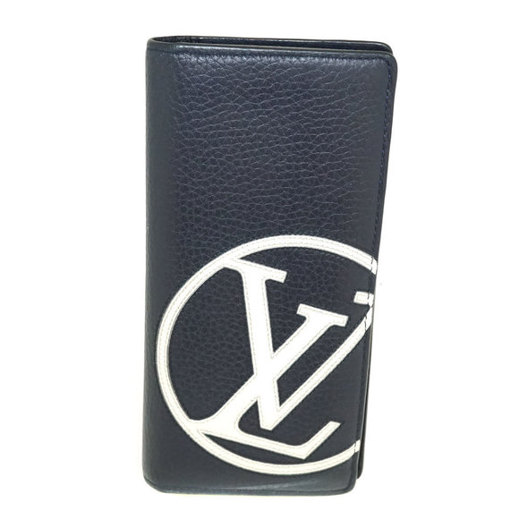 Louis Vuitton Wallet Leather Calf LV Gypt Red Wave Smooth - Picture 1 of 9